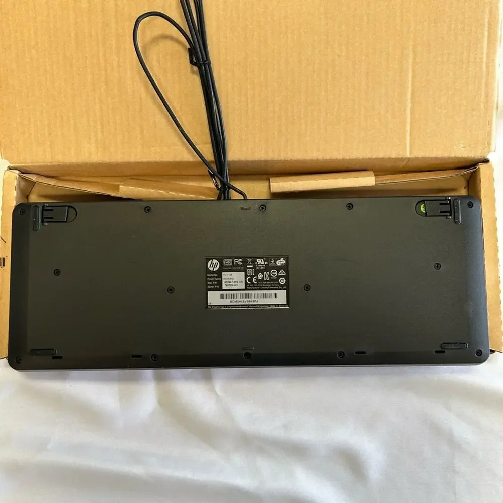 HP Wired Keyboard & Wired Mouse